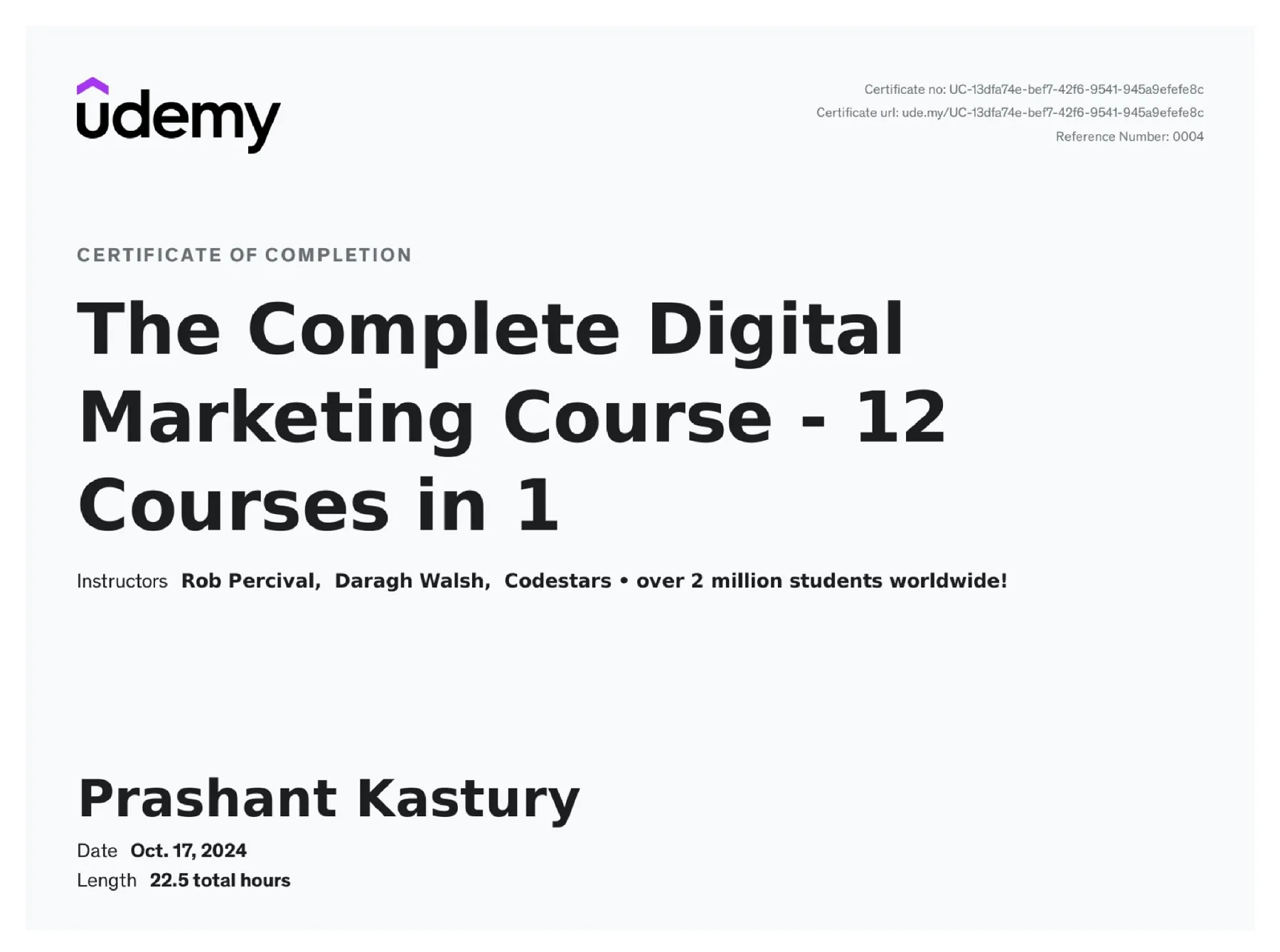 The Complete Digital Marketing Course